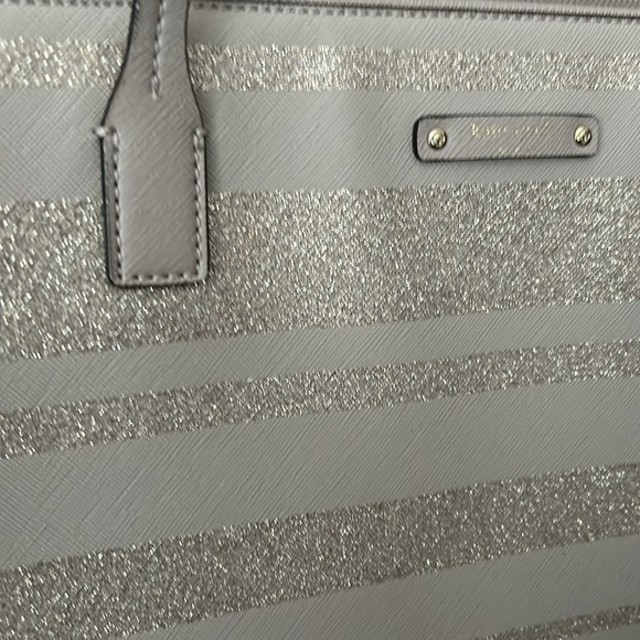 VGUC Kate Spade Sparkle Large Tote-Pale Pink - Picture 3 of 10